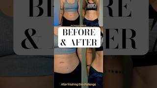 Chloe ting before amp after results 👀 absin2weeks chloetingworkout beforeandafterweightloss [upl. by Eenyaj]