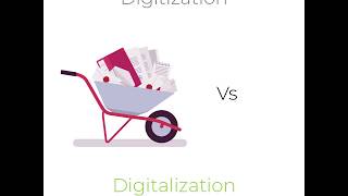 Digitization vs Digitalization [upl. by Diehl]