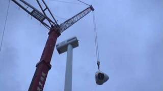 GOTTWALD AMK1000103 Installation of wind power as part of the work of film [upl. by Volney]