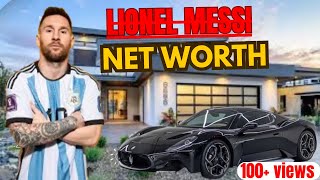 LIONEL MESSI NET WORTH 2024  Comparison Video [upl. by Dwyer134]