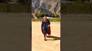 Superman Starts Talking to The dog After Eating magic tablet 😱 shorts cartoon gta [upl. by Foscalina]