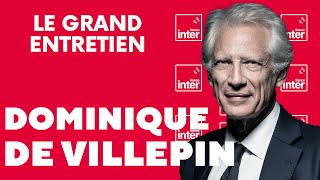 Dominique de Villepin ancien 1er ministre dans le Grand Entretien France Inter du 12092024 [upl. by Nanahs]