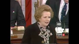 Margaret Thatcher speech at US Congress [upl. by Dearden315]