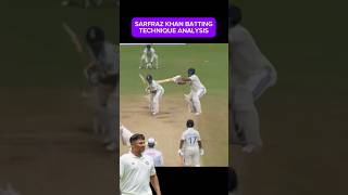 Sarfaraz Khan Batting Technique Analysis  India Vs New Zealand 1st Test 2024 [upl. by Ellwood]