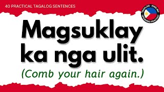 40 Filipino  English Phrases and Sentences englishtagalogspeakingpractice [upl. by Orsini]