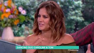 Caroline Flack and Tom Chambers Talk Crazy For You  This Morning [upl. by Irec]