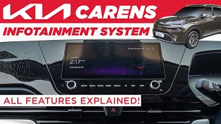 Kia Carens Infotainment System  Feature Loaded🔥 [upl. by Eylatan]