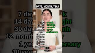 Day Month Year in english dailyenglish day month year english englishspeaking [upl. by Claudie31]