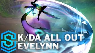 All KDA ALL OUT Evelynn Chroma Skins Spotlight  Baddest Exclusive League of Legends [upl. by Shirley]