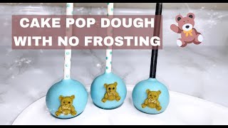 HOW TO MAKE CAKE POPS WITH NO FROSTING EASY DIY HOMEMADE CAKE POPS [upl. by Volkan]