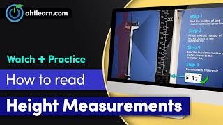 LearningTools Reading Height Measurements on a Physician Mechanical Beam Scale with Height Rod [upl. by Jacobs]