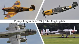 Flying Legends Airshow 2023  The Highlights [upl. by Cosma]