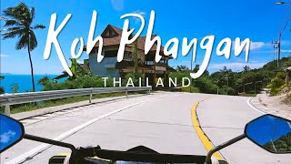 Koh Phangan Island Drive from Haad Rin Beach to Baan Khai Thailand [upl. by Pansir]