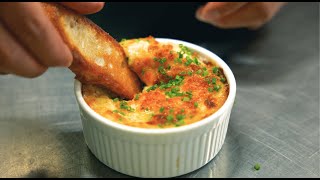 Perfect fall comfort food Dover Sole Brandade  a cheesy potato fish dip [upl. by Sivla56]