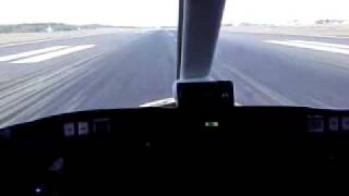 Learjet 25C Takeoff KBDL [upl. by Lesak458]