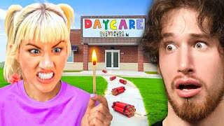 EVIL Babysitter DESTROYS Daycare [upl. by Ithaman]