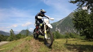 First Ride on New Husqvarna TE 250 2016 2 Stroke [upl. by Niveb]