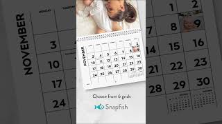 Personalised Wall Calendars from Snapfish [upl. by Narcho]