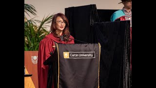 Curtin University Graduation Speech by Dr Sandy Chong [upl. by Arreip197]