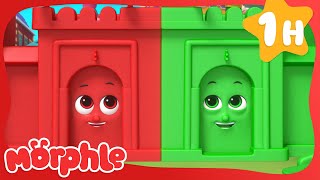 🏰 Red Castle vs Green Castle  Morphle vs Orphles Cartoons  Fun Kids Compilation [upl. by Llekram847]