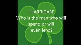 HARRIGAN Thats ME words lyrics text H A Double R I GAN Spells St Pat IRISH sing along song music [upl. by Pelmas]