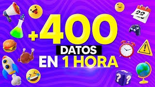 400 datos curiosos que te harán más interesante en 1 HORA ⏰🚀 3 [upl. by Adnat]