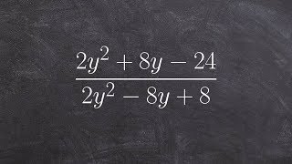 How to simplify a rational expression by factoring twice [upl. by Grose763]