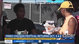 Fried chicken fest coming to New Orleans in October [upl. by Cass]