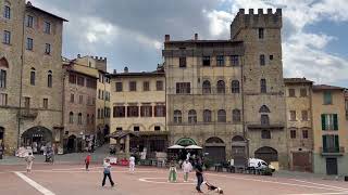 Piazza Grande in Arezzo Italy [upl. by Olpe]