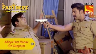 Your Favorite Character  Aditya Puts Manav On Gunpoint  Partners Trouble Ho Gayi Double [upl. by Lune]