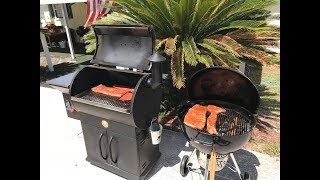 St Louis Ribs on the Grilla Silverbac and Weber Kettle MasterTouch [upl. by Corin574]