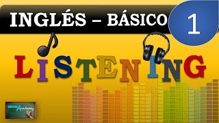 ENGLISH LISTENING PRACTICE  1  Mejora tu oído para el inglés Nivel Principiante [upl. by Sweatt]