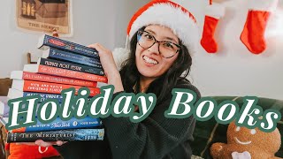 Cozy Holiday Book Recommendations 📚 romance  historical fiction  Vlogmas ep 2 [upl. by Airretnahs973]