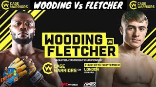 Dominique Wooding Vs Nathan Fletcher  Cage Warriors Trilogy Countdown  Energizeds quotThe Face Offquot [upl. by Ynaffad]