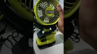 VENTILADOR RYOBI 5quot PCF02 UMBOXING [upl. by Nhguaval]