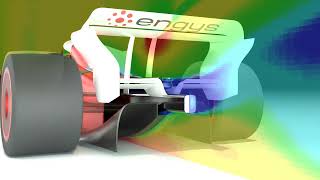 CFD simulation of porpoising of a F1 car using HELYXCFD [upl. by Trebla]