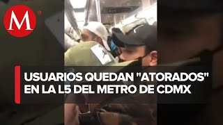 Metro de CdMx suspende servicio en tres estaciones de la Línea 5 por lluvias [upl. by Zitvaa]