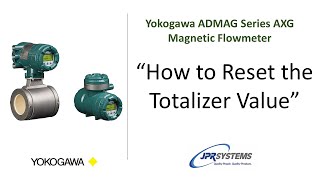 Yokogawa  How to Reset the Totalizer Value [upl. by Ytsim285]