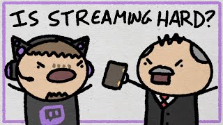 Is streaming harder than a real job [upl. by Ozne950]