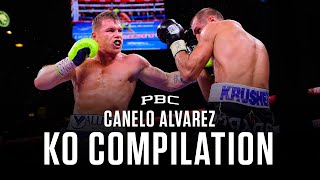 Canelo Alvarez KNOCKOUT Compilation [upl. by Hijoung]