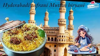 Hyderabadi zafrani Mutton biryani [upl. by Nerland]