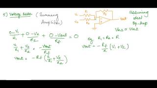 Voltage Adder  Summing Amplifier [upl. by Erlond771]