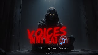 Voices in My Head 🎵  Battling Inner Demons  Emotional Horrorcore Rap Anthem Official Song 2024 [upl. by Macknair124]