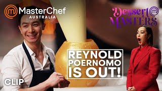 Reynold Poernomo is Out  MasterChef Australia Dessert Masters  MasterChef World [upl. by Anaizit]