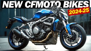 Top 7 New CFMOTO Motorcycles To Watch In 202425 [upl. by Etteroma294]