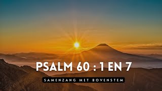 Samenzang Psalm 60 vers 1 en 7 met bovenstem  Grote Kerk Tholen [upl. by Arocahs]