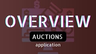 01 Overview  Creating an Auction Application in ASPNET Core [upl. by Janyte]