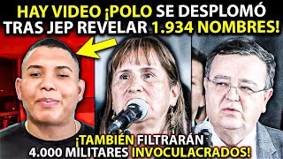 HAY VIDEO ¡Polo se DESPLOMÓ tras JEP revelar 1934 nombres de F Positivos Filtrarán 4mil militares [upl. by Doig502]