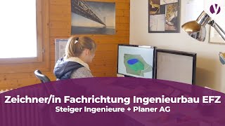 Lehrstelle als Zeichnerin Fachrichtung Ingenieurbau EFZ bei der Steiger Ingenieure  Planer AG [upl. by Ellener]