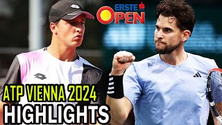 Dominic Thiem vs Luciano Darderi Round 1 Highlights  Vienna 2024 [upl. by Aros]